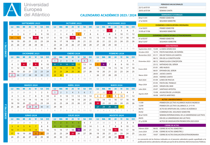 Calendário Acadêmico 2023/2024